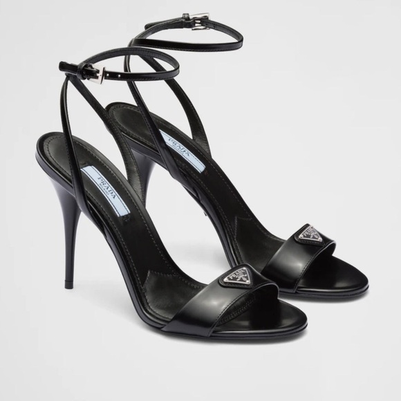 Prada Modellerie Calfskin Ankle Strap Heels - Picture 2 of 14